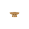 Hello Honey® 8" Taupe Stoneware Footed Pedestal Bowl with Handles